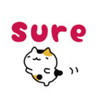 連絡！ねこたんず(英語)（個別スタンプ：10）