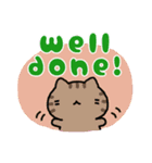 連絡！ねこたんず(英語)（個別スタンプ：14）