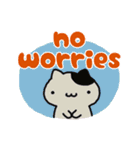 連絡！ねこたんず(英語)（個別スタンプ：15）