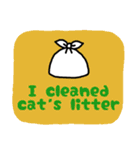 連絡！ねこたんず(英語)（個別スタンプ：21）