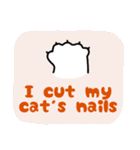 連絡！ねこたんず(英語)（個別スタンプ：23）