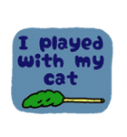 連絡！ねこたんず(英語)（個別スタンプ：24）