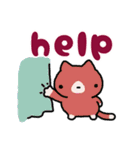 連絡！ねこたんず(英語)（個別スタンプ：28）
