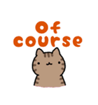 連絡！ねこたんず(英語)（個別スタンプ：33）