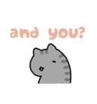 連絡！ねこたんず(英語)（個別スタンプ：35）