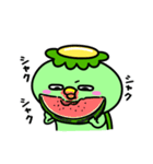 かっぱの夏バテ（個別スタンプ：18）