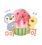 ソーダペンギン 18 - 夏の暑い日に涼しく（個別スタンプ：13）