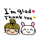 nenerin日常会話スタンプ282英語気遣い（個別スタンプ：6）