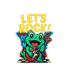 ロックンロールジャンピー（個別スタンプ：1）