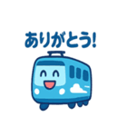 スカイブルー特急くん（個別スタンプ：9）
