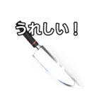 【おしゃべり用】カッコいい包丁（個別スタンプ：24）