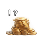 【おしゃべり用】金貨（個別スタンプ：17）
