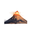 【スタンプアレンジ用】火山（個別スタンプ：6）