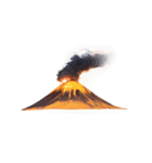 【スタンプアレンジ用】火山（個別スタンプ：9）