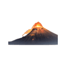【スタンプアレンジ用】火山（個別スタンプ：11）
