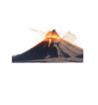 【スタンプアレンジ用】火山（個別スタンプ：37）