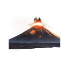 【スタンプアレンジ用】火山（個別スタンプ：38）
