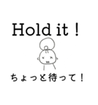 モモ✢英語3（個別スタンプ：35）