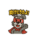 アニマルヒーローのシュナマン（個別スタンプ：36）