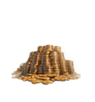 【スタンプアレンジ用】金貨（個別スタンプ：1）