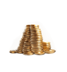 【スタンプアレンジ用】金貨（個別スタンプ：12）