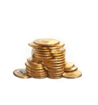 【スタンプアレンジ用】金貨（個別スタンプ：17）