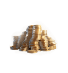 【スタンプアレンジ用】金貨（個別スタンプ：19）