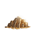 【スタンプアレンジ用】金貨（個別スタンプ：36）