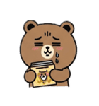 Cute bear stamps！ くまさんスタンプ（個別スタンプ：6）