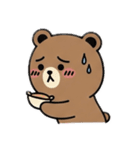 Cute bear stamps！ くまさんスタンプ（個別スタンプ：12）