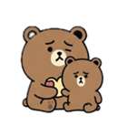 Cute bear stamps！ くまさんスタンプ（個別スタンプ：13）
