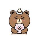 Cute bear stamps！ くまさんスタンプ（個別スタンプ：14）