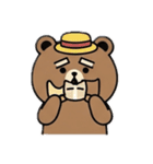 Cute bear stamps！ くまさんスタンプ（個別スタンプ：15）