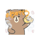Cute bear stamps！ くまさんスタンプ（個別スタンプ：21）