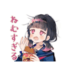 制服の女の子★テスト現実逃避（個別スタンプ：19）