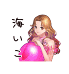 オトナギャルの夏★最旬女子（個別スタンプ：5）