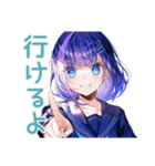 女子高生の爽やか夏スタンプ（個別スタンプ：15）