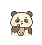 タピタピパンダ ごきげんタイム（個別スタンプ：4）