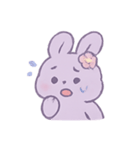 ラベンダーうさぎブリス（個別スタンプ：9）