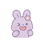 ラベンダーうさぎブリス（個別スタンプ：10）