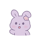 ラベンダーうさぎブリス（個別スタンプ：16）