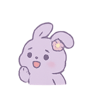ラベンダーうさぎブリス（個別スタンプ：19）