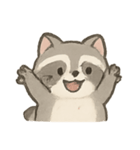 ふわふわロリーアライグマ（個別スタンプ：1）