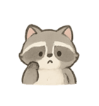 ふわふわロリーアライグマ（個別スタンプ：4）