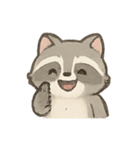 ふわふわロリーアライグマ（個別スタンプ：14）
