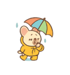 ミバ雨の日わくわく（個別スタンプ：5）