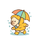 ミバ雨の日わくわく（個別スタンプ：11）