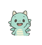 ちびグリーンドラゴン 表情パレード（個別スタンプ：1）