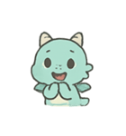 ちびグリーンドラゴン 表情パレード（個別スタンプ：13）