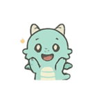 ちびグリーンドラゴン 表情パレード（個別スタンプ：14）